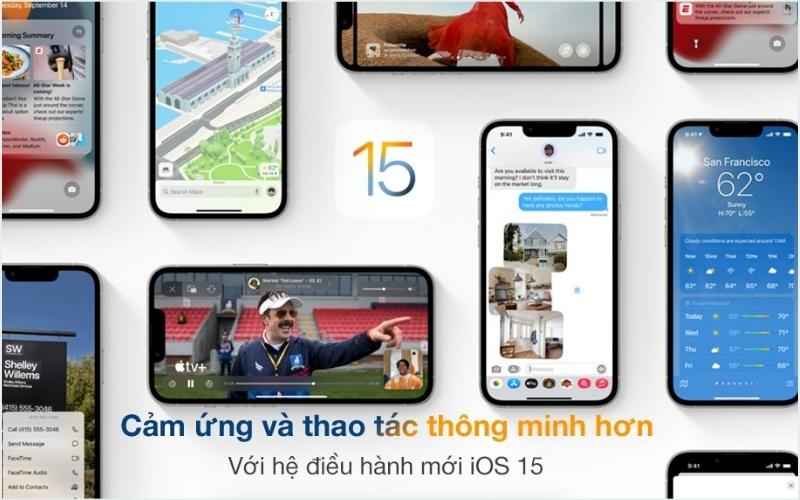 iPhone đã cập nhật lên hệ điều hành IOS 15 và có thêm nhiều tab vụ khác đi kèm